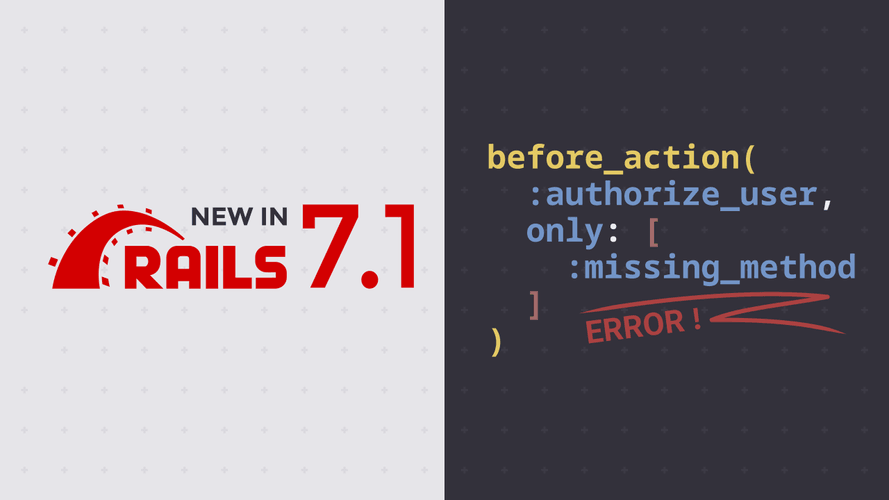 Rails 7.1 adds the ability to raise errors on missing callback actions ...