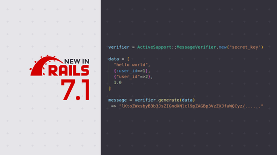 Rails 7.1 adds support for MessagePack as a Message Serializer